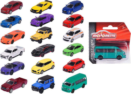 Majorette D/C Street Cars (18 Σχέδια) Αυτοκινητάκι 1:64 για 3+ Ετών (Διάφορα Σχέδια) 1τμχ