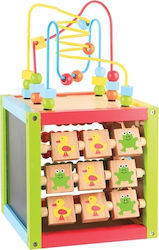 Beeboo Activity Cube Wood Learning Cube made of Wood for 12++ Months