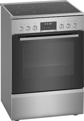 Bosch Cooker 63lt with Ceramic Hobs P60cm. Inox