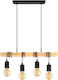 Eglo Townshend Pendant Chandelier Rail for 4 Bulbs E27 Black