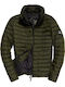 Superdry Fuji Herren Winter Jacke Puffer Khaki