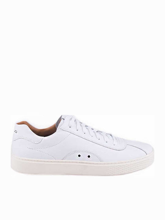 Ralph Lauren Court 100 Lux Ανδρικά Sneakers Λευκά