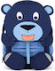 Affenzahn Bela Bear Σχολική Τσάντα Πλάτης Νηπιαγωγείου σε Γαλάζιο χρώμα Μ20 x Π12 x Υ31cm