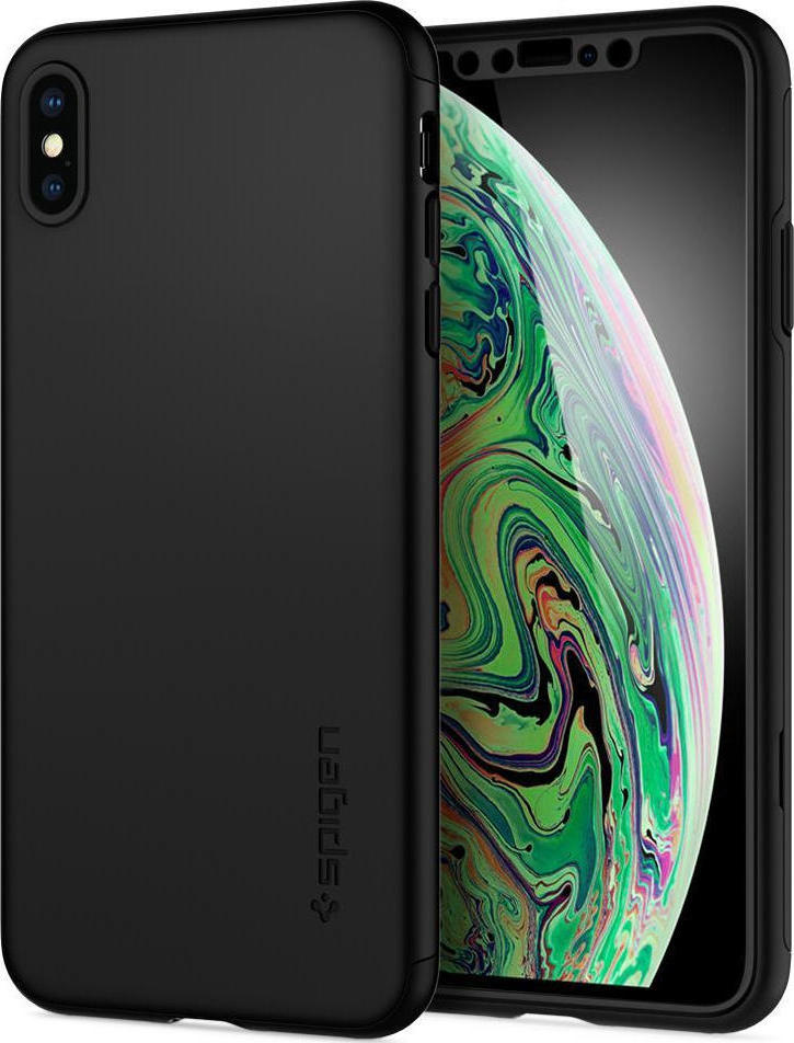 Spigen Thin Fit 360 Μαύρο (iPhone XS Max) Skroutz.gr
