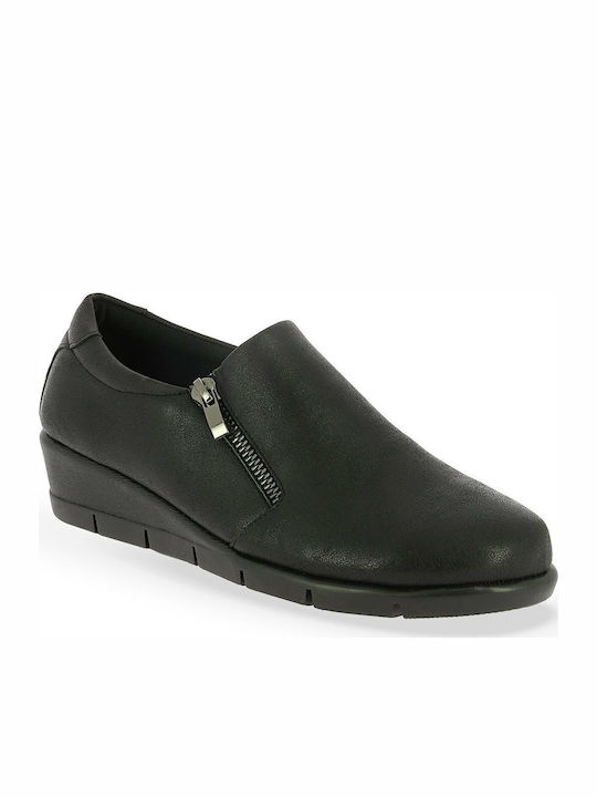 Ανατομικά Γυναικεία Slip-On Μαύρα
