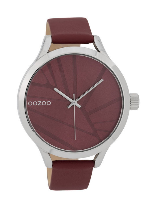 Oozoo Timepieces Women's Watch with Red Leather...