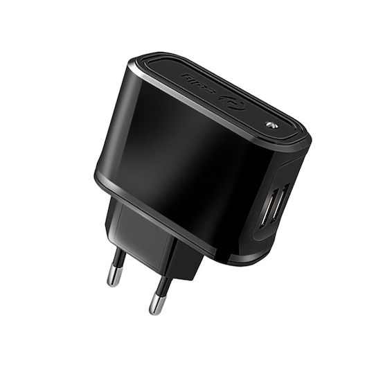 Celly Ladegerät ohne Kabel mit 2 USB-A Anschlüsse Schwarzs (TCUSB22)