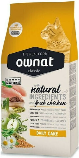 Ownat Classic Daily Care Trockenfutter für erwachsene Katzen mit Huhn 4kg