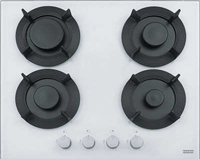 Franke Maris Free by Dror FHMF 604 4G C WH Autonomous Cooktop with Liquid Gas Burners 59x51cm