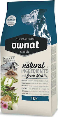 Ownat Classic 4kg Dry Food for Adult Dogs with Rice and Fish