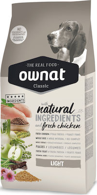 Ownat Classic Light 20kg Ξηρά Τροφή Διαίτης για Ενήλικους Σκύλους με Κοτόπουλο