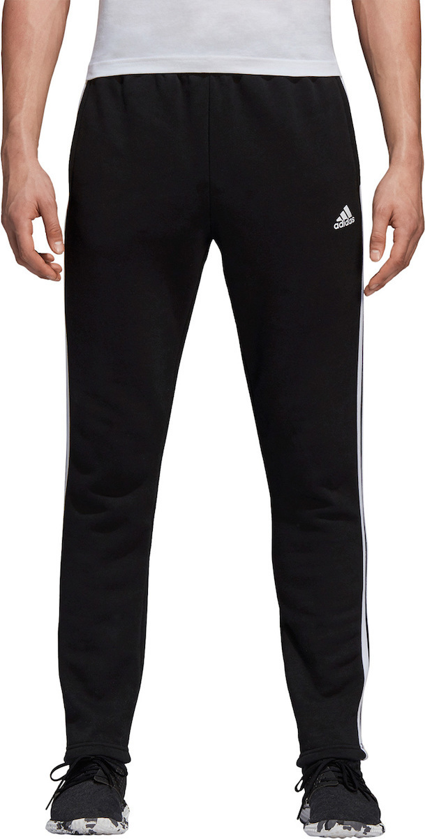 adidas men's 3 stripe fleece pants