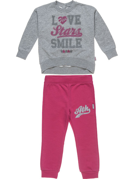 Alouette Kids Sweatpants Set Gray 2pcs Five Star 00230550 Grey 00230550_0208