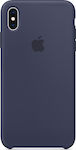 Apple Silicone Case Umschlag Rückseite Silikon Blau (iPhone XS Max) MRWG2ZM/A