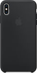 Apple Silicone Case Silicone Back Cover Black (iPhone XS Max)