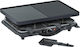 Steba RC 28 Tabletop Electric Grill Raclette Aluminium Smooth and Ribbed Plate 1400W with Adjustable Thermostat 45cmx30cmcm