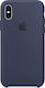 Apple Silicone Case Midnight Blue (iPhone Xs)