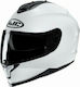 HJC C70 Metal Pearl White Motorcycle Helmet Full Face ECE 22.05 Weight 1500gr with Sun Visor