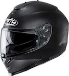 HJC C70 Semi Flat Full Face Helmet with Sun Visor ECE 22.05 1500gr Black C70FLATBLACK-XS