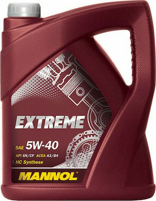 Mannol Extreme Car Lubricant 5W-40 4lt