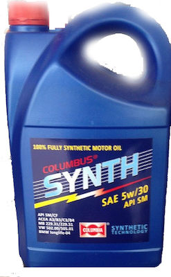 Columbia Columbus Synth Car Lubricant 5W-30 B4 4lt