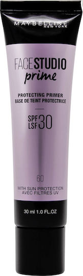 Maybelline Master Prime Primer Προσώπου σε Κρεμώδη Μορφή με 30SPF 60 Protecting