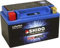 Shido Μπαταρία Μοτοσυκλέτας Lion -S- LTX14-BS με Χωρητικότητα 4Ah και 48Wh