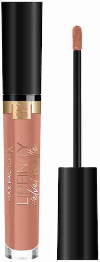 Max Factor Lipfinity Velvet Matte Liquid Long Lasting Liquid Lipstick Velvet 40 Luxe Nude 3.5ml