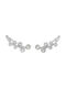 Silver ear cuff earrings 925