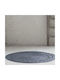 Nima Makrame Teppich Rund Sommer Korbweide Dark Grey