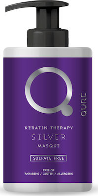 Qure Qure Keratin Silver Masque Haarmaske für Farbschutz 300ml