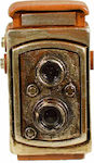 SP Souliotis Vintage Διακοσμητική Φωτογραφική Μηχανή Μεταλλική 5x6cm