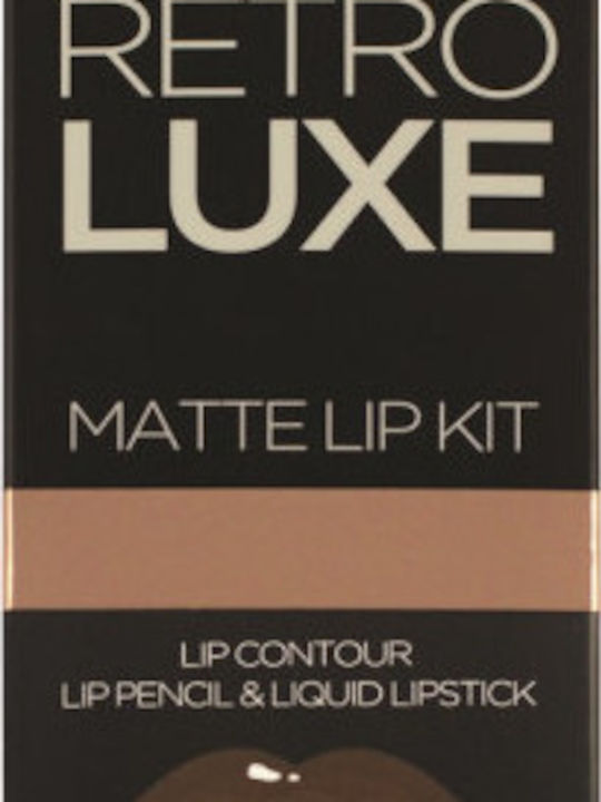 Revolution Beauty Retro Luxe Makeup Set for Lip...