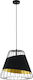 Eglo Austell Pendant Light Single-Light for Socket E27 Black