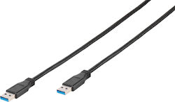 Vivanco 45249 USB 3.0 USB-A мъжки към USB-A мъжки 1.8м
