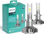 Philips Λάμπες Αυτοκινήτου Ultinon +160% H7 LED 6200K Ψυχρό Λευκό 12V 14W 2τμχ