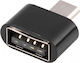 Vivanco CAM 17C OTG Konverter Micro-USB männlich zu USB-A weiblich 1Stück