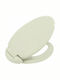 Elvit Capac WC din plastic 43.5-44.5x37cm Cremă