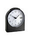 TFA TFA Tabletop Clock with Indicators Plastic with Alarm Clock & Radio Black