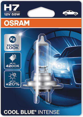 Osram Lămpi Autoturismului Cool Blue Intense H7 Halogen 4200K Alb natural 12V 55W 1buc