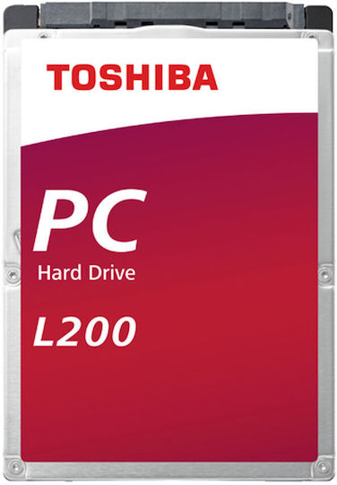Toshiba L200 1TB HDD Σκληρός Δίσκος 2.5" SATA III 5400rpm με 128MB Cache για Laptop / Desktop HDWL110UZSVA