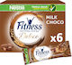 Nestle Fitness Delice Μπάρα Ενέργειας / Βρώμης / Ξηρών Καρπών με Σοκολάτα Γάλακτος (6x22.5gr)