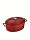 Lava Oval Cast Iron Dutch Oven 16x10cm