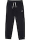 Kids Sweatpants Black Rib Cuff