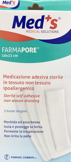 Med's Farmapore 10 x 23cm Sterilized Plasters 3pcs