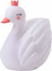 A Little Lovely Company Led Kids Decorative Lamp Swan with Color Changes White 9.5x12.8x9.8εκ.