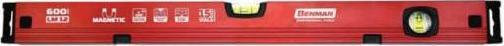 Benman L12 70965 Spirit Level Aluminum 120cm with 3 Eyes