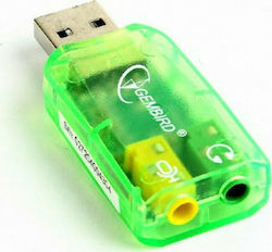 Gembird Virtus External USB 2.0 Sound Card Green
