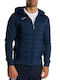 Joma Berna Jacket Hoodie Ärmellos 3 in 1 Sportliche Herrenjacke Wasserdicht und winddicht Blau