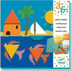 Djeco Plasticine - Game Sea Designs and Shapes for 3+ Years 09891